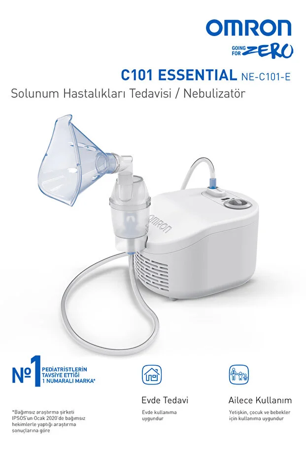 Omron C101 Essential, All-Family Use Nebulizer - Image 3