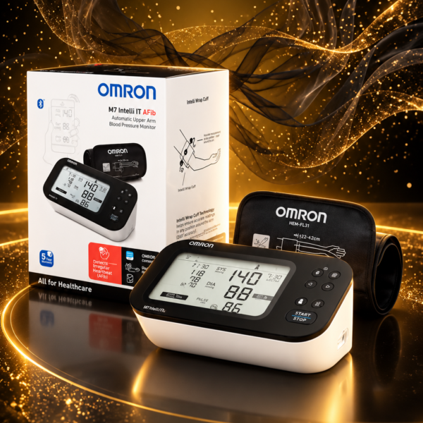 Omron M7 Intelli It Af (Fibrilation) Hem-7380T1-Ebk Arm Meter Sphygmomanometer