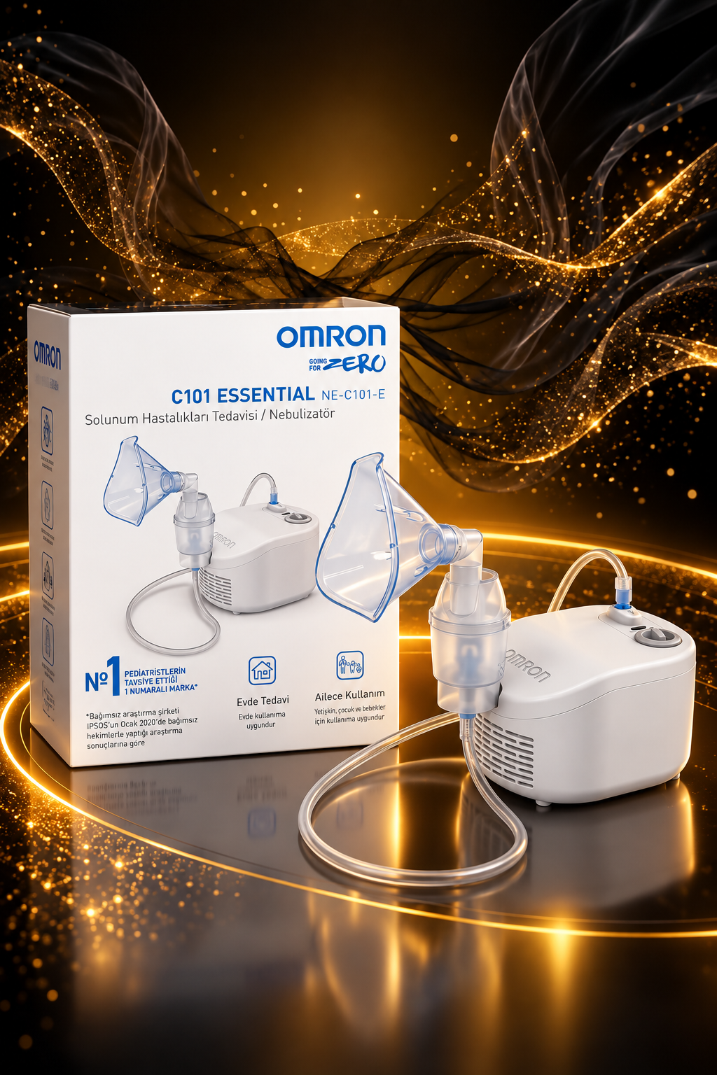 Omron C101 Essential, All-Family Use Nebulizer
